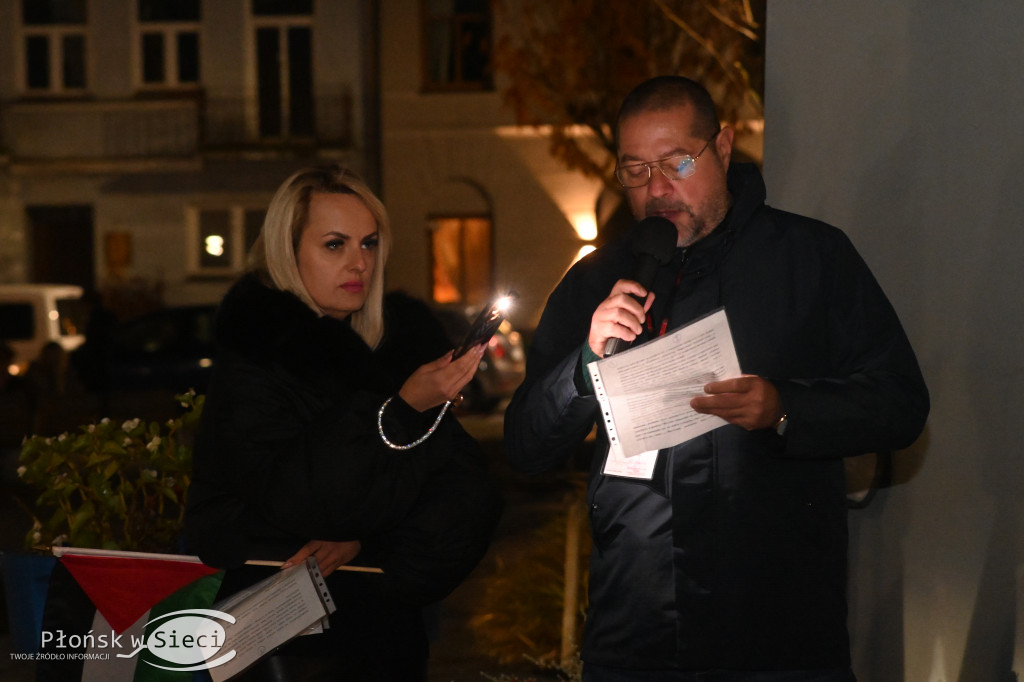 Płońszczanie solidarni z Palestyńczykami