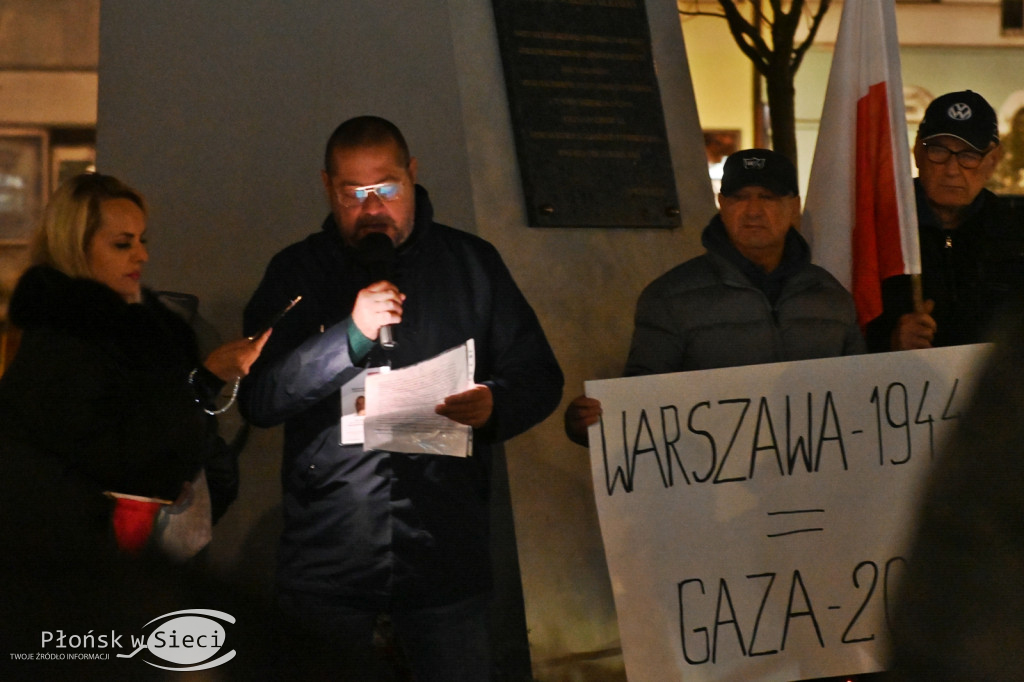 Płońszczanie solidarni z Palestyńczykami