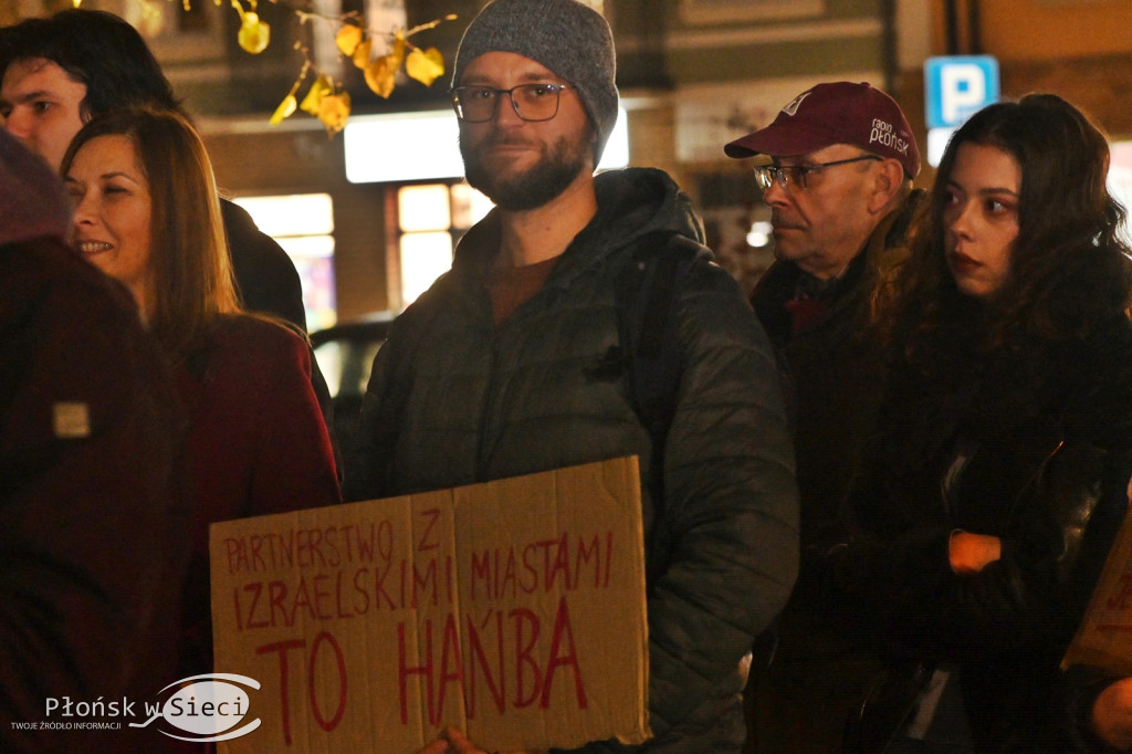 Płońszczanie solidarni z Palestyńczykami