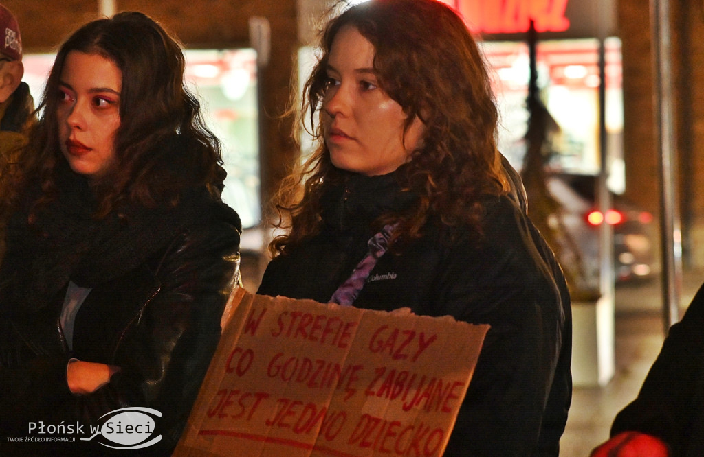 Płońszczanie solidarni z Palestyńczykami