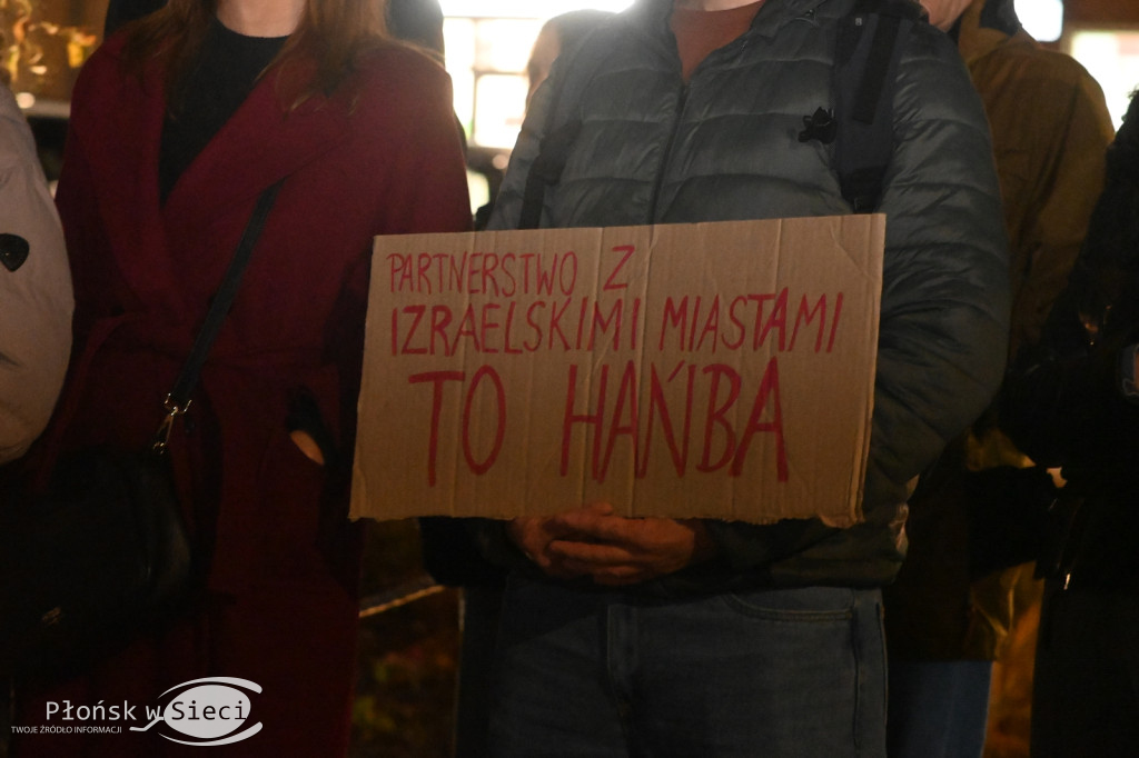 Płońszczanie solidarni z Palestyńczykami