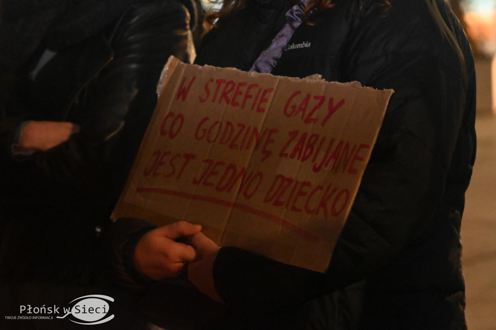 Płońszczanie solidarni z Palestyńczykami