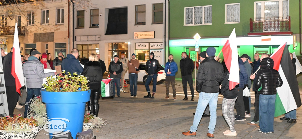 Płońszczanie solidarni z Palestyńczykami