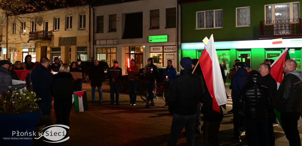 Płońszczanie solidarni z Palestyńczykami