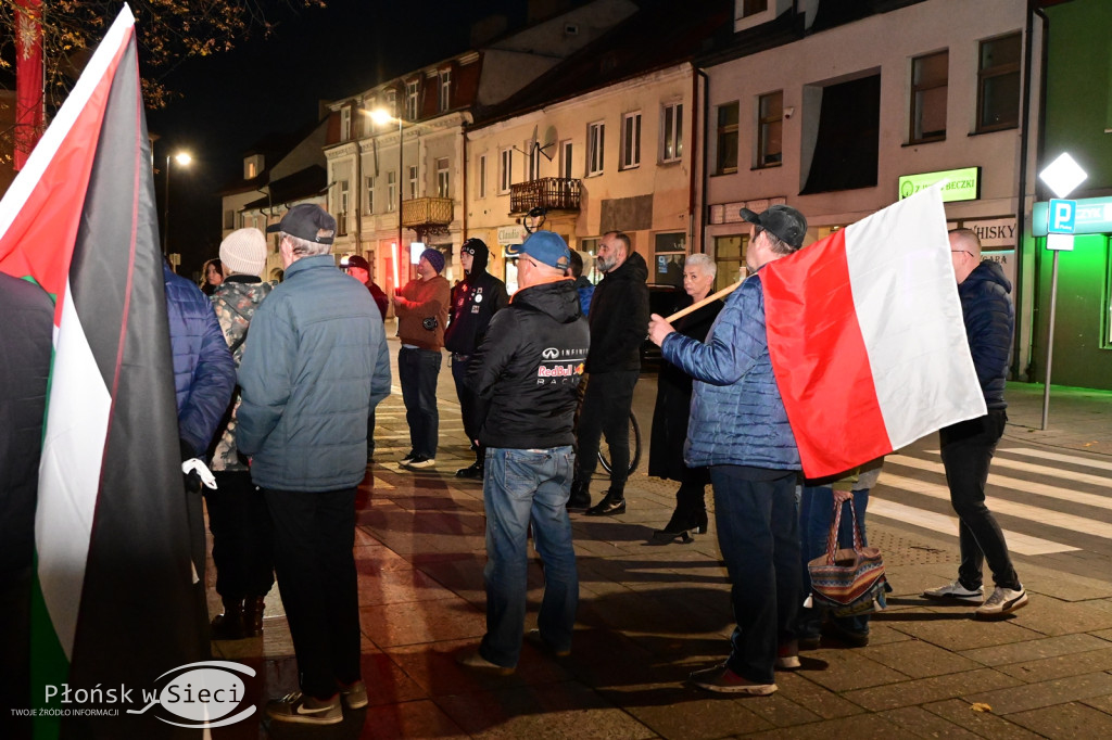 Płońszczanie solidarni z Palestyńczykami