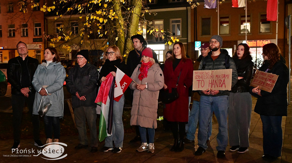 Płońszczanie solidarni z Palestyńczykami