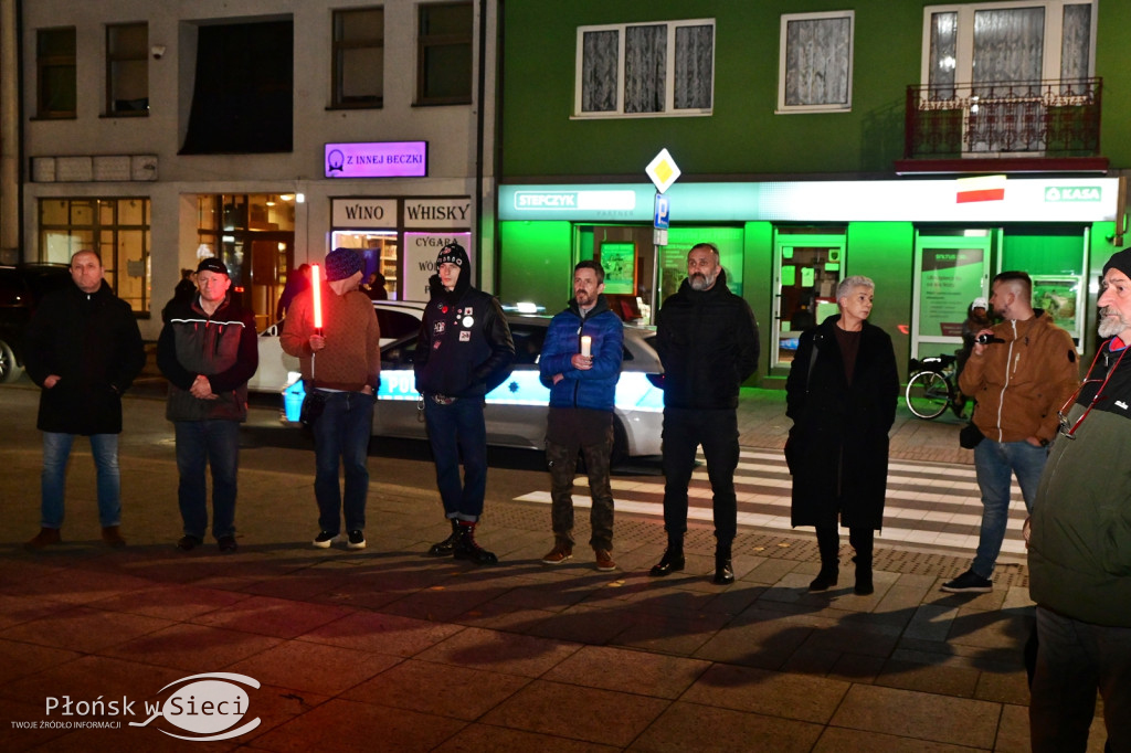 Płońszczanie solidarni z Palestyńczykami