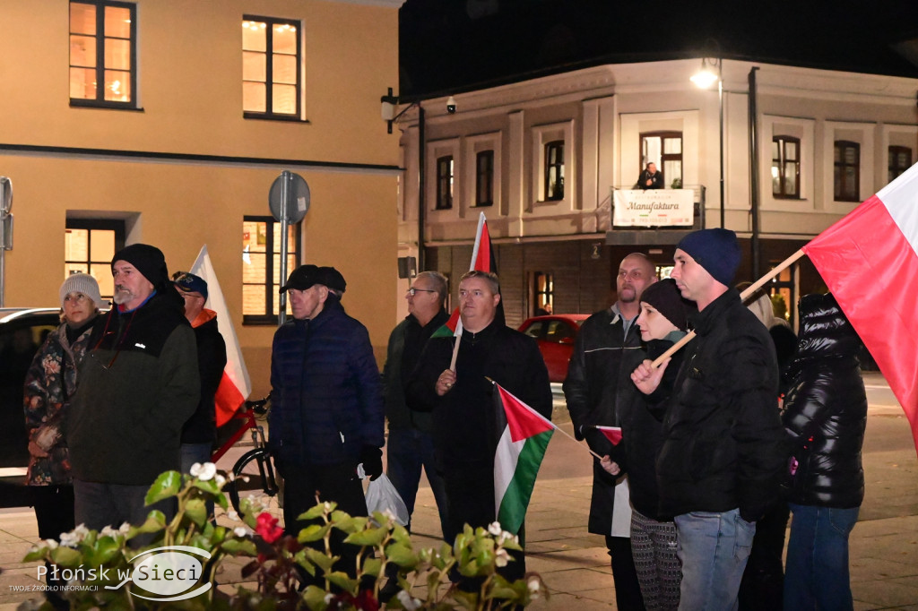Płońszczanie solidarni z Palestyńczykami