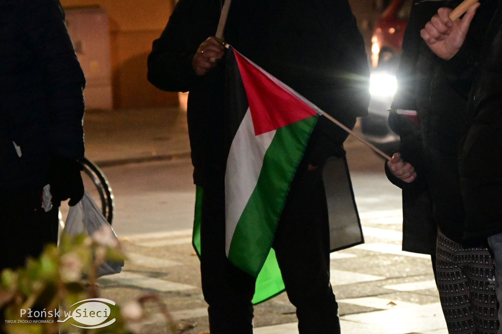 Płońszczanie solidarni z Palestyńczykami