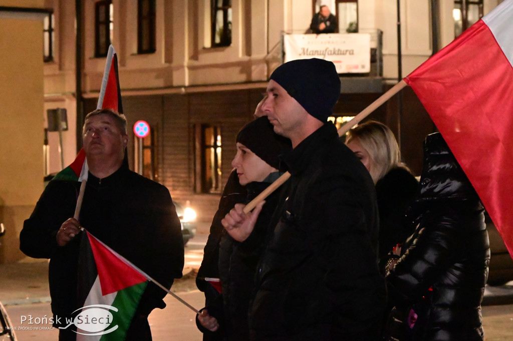 Płońszczanie solidarni z Palestyńczykami