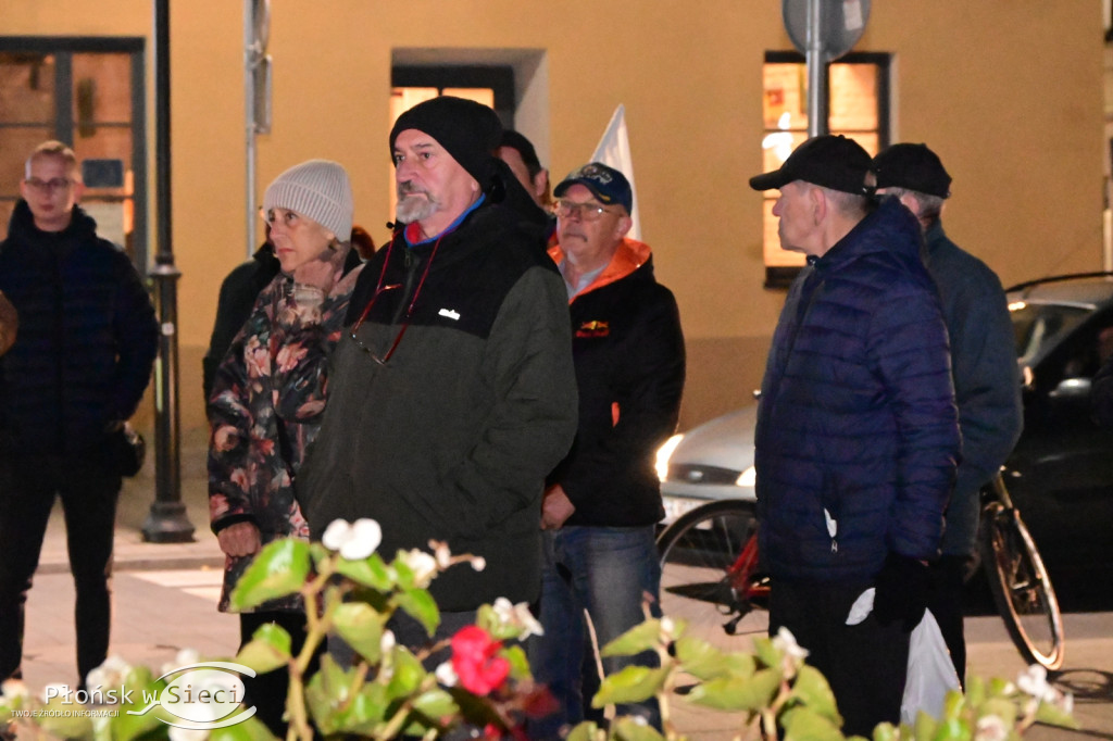 Płońszczanie solidarni z Palestyńczykami