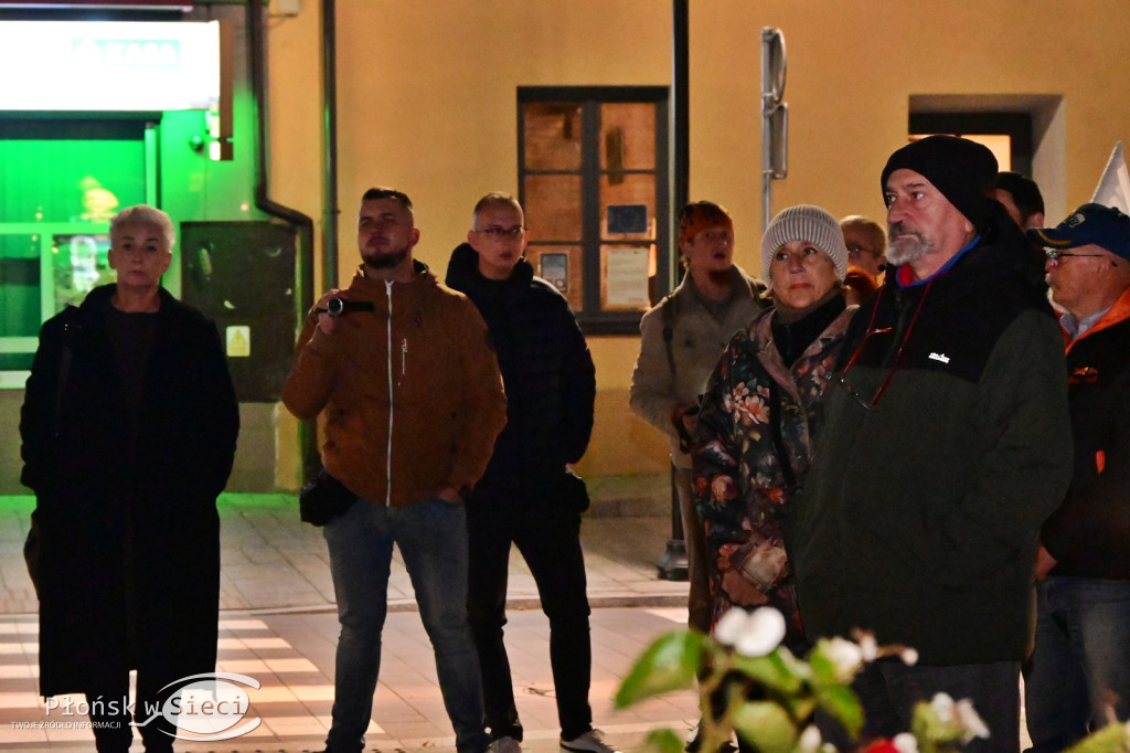 Płońszczanie solidarni z Palestyńczykami