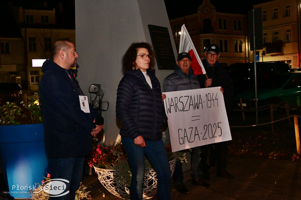 Płońszczanie solidarni z Palestyńczykami