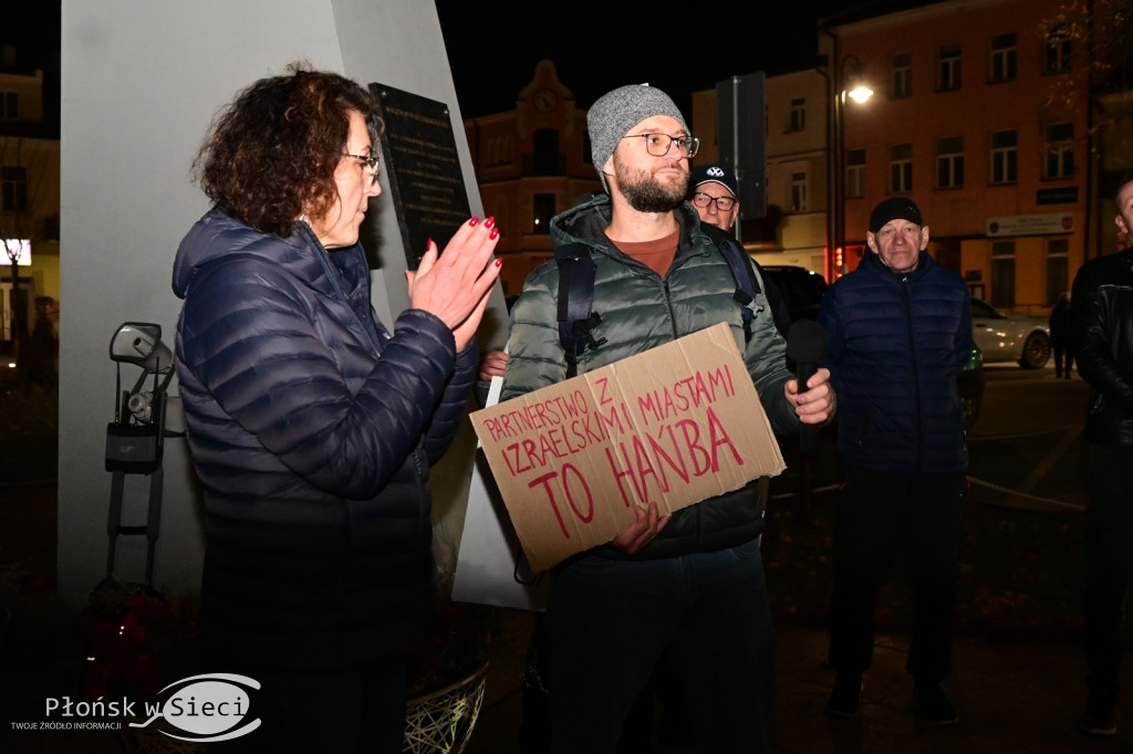 Płońszczanie solidarni z Palestyńczykami