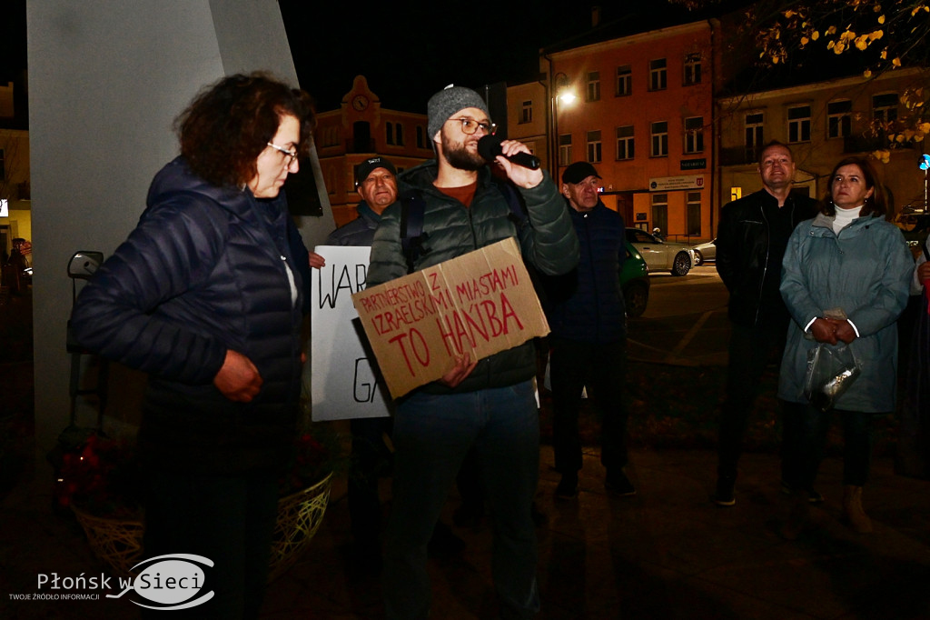 Płońszczanie solidarni z Palestyńczykami