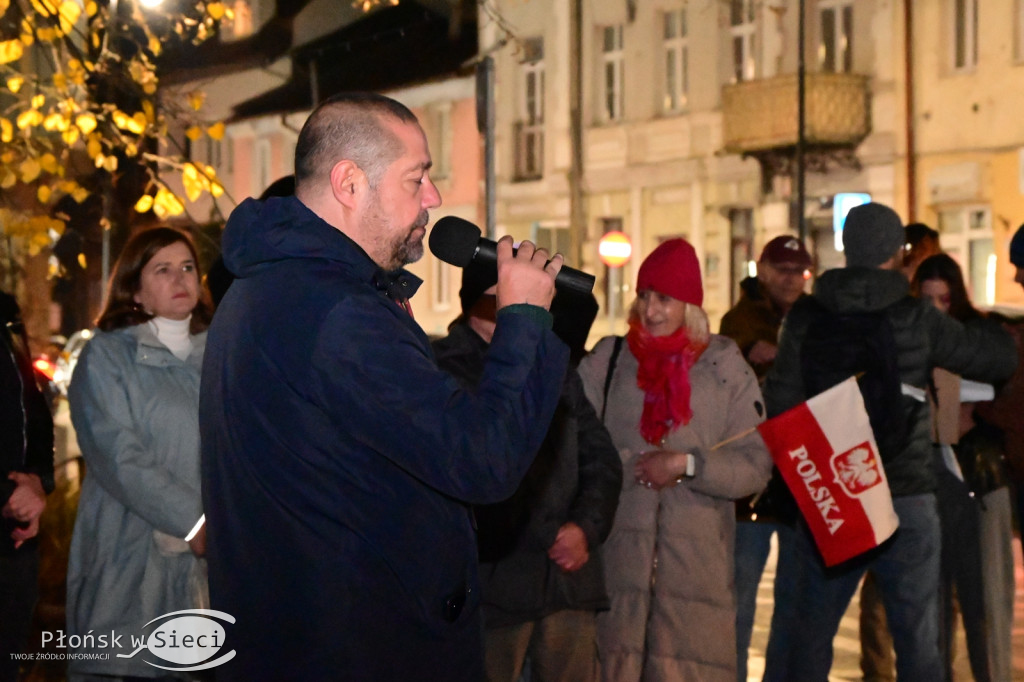 Płońszczanie solidarni z Palestyńczykami