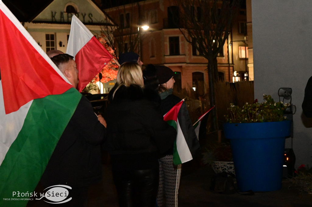 Płońszczanie solidarni z Palestyńczykami