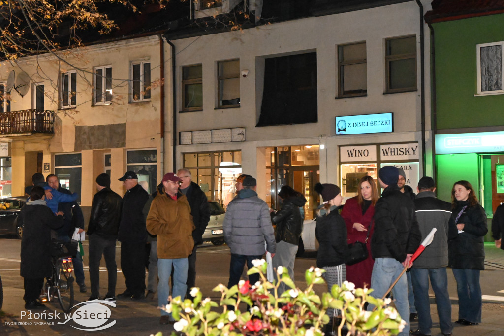 Płońszczanie solidarni z Palestyńczykami