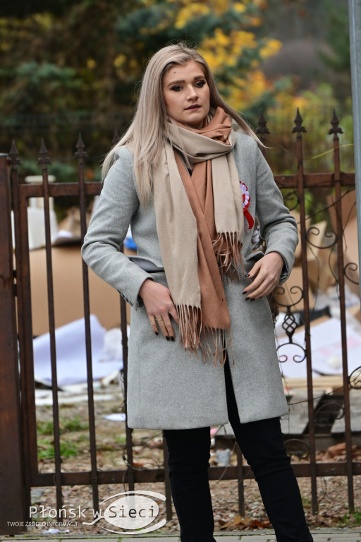 Płońszczanie świętowali przy pomniku marszałka