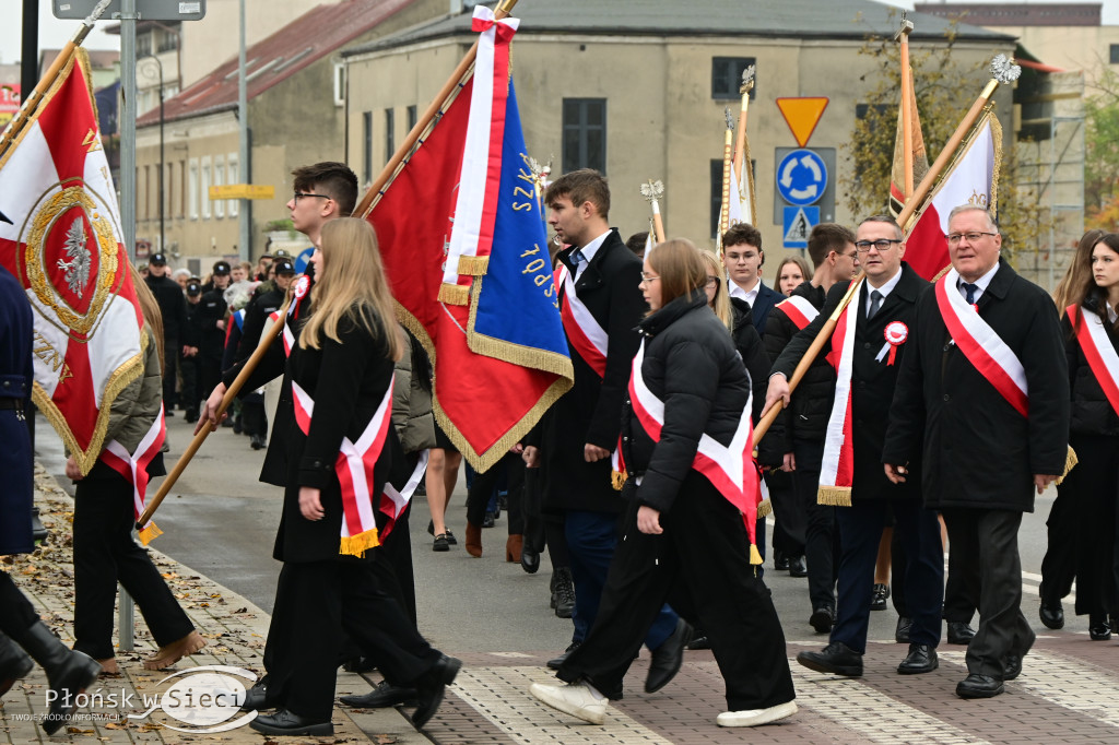Płońszczanie świętowali przy pomniku marszałka