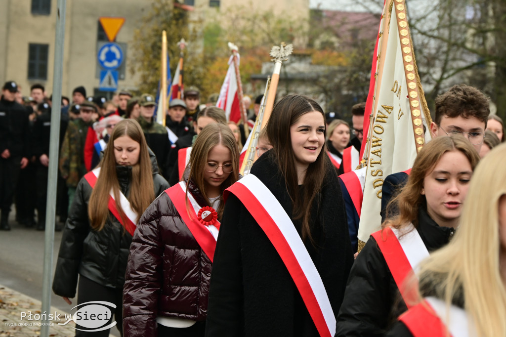 Płońszczanie świętowali przy pomniku marszałka