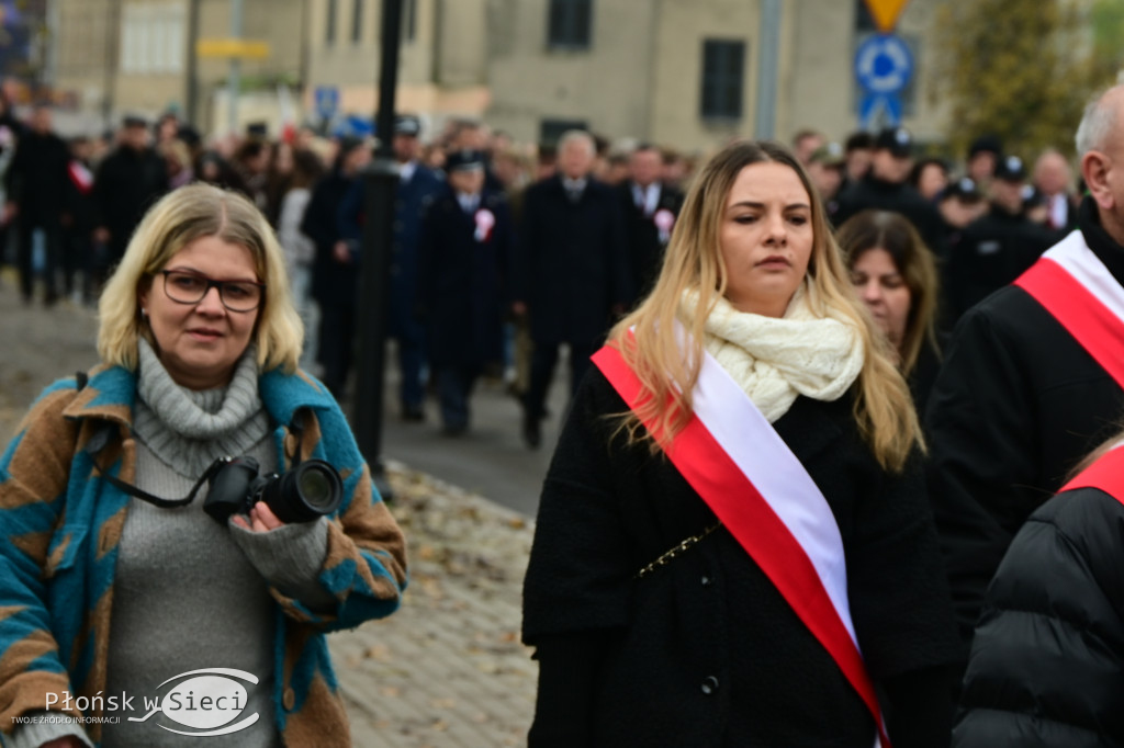 Płońszczanie świętowali przy pomniku marszałka