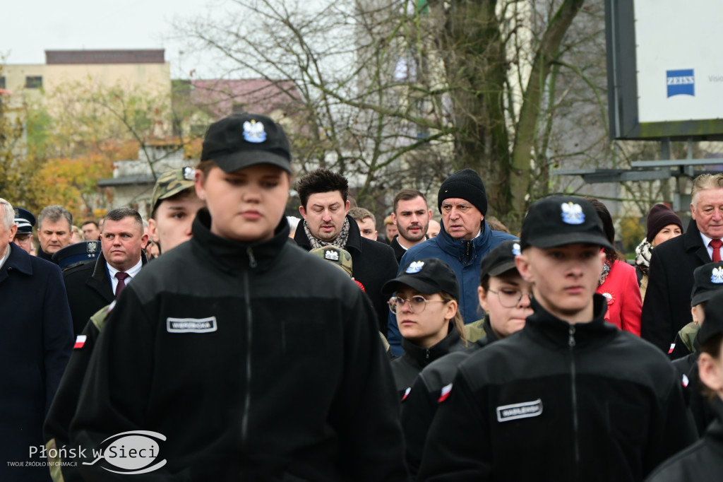 Płońszczanie świętowali przy pomniku marszałka