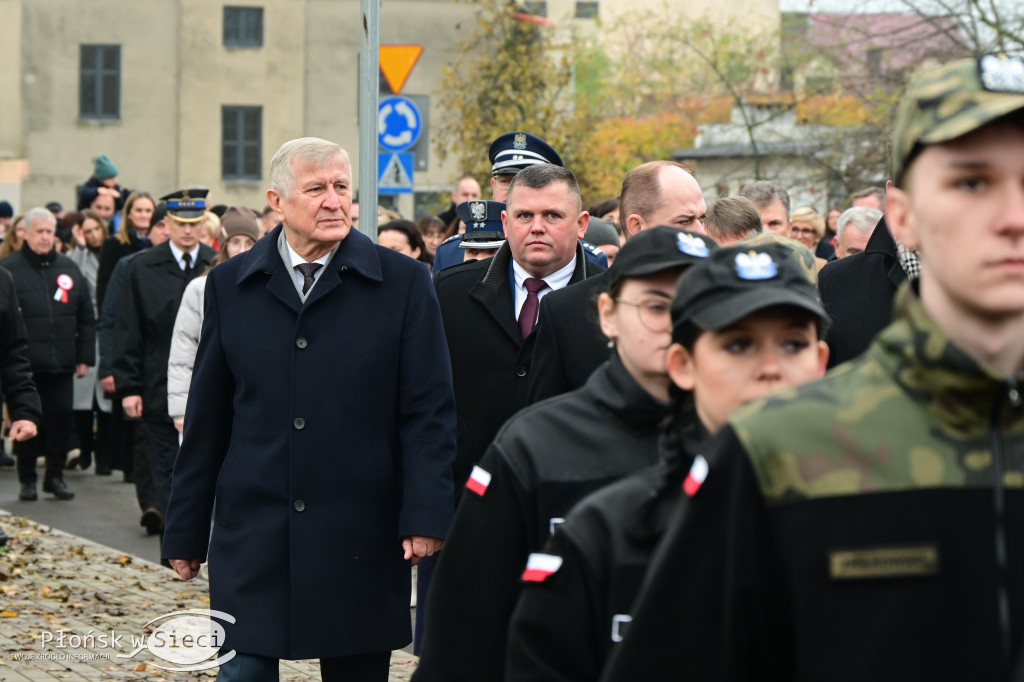 Płońszczanie świętowali przy pomniku marszałka