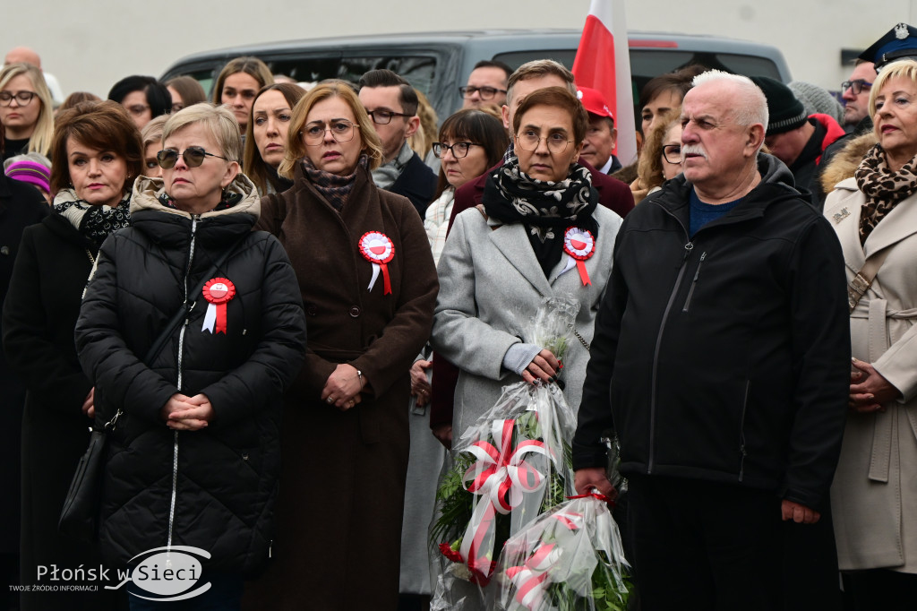 Płońszczanie świętowali przy pomniku marszałka