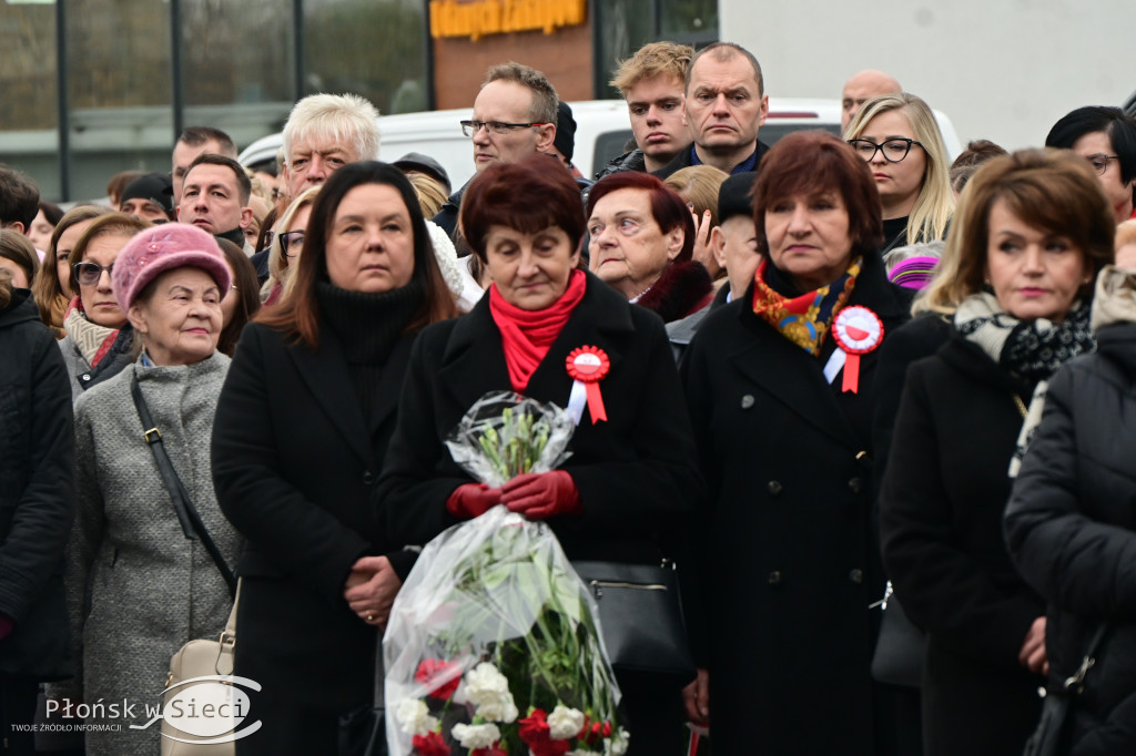 Płońszczanie świętowali przy pomniku marszałka