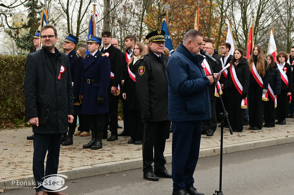 Płońszczanie świętowali przy pomniku marszałka