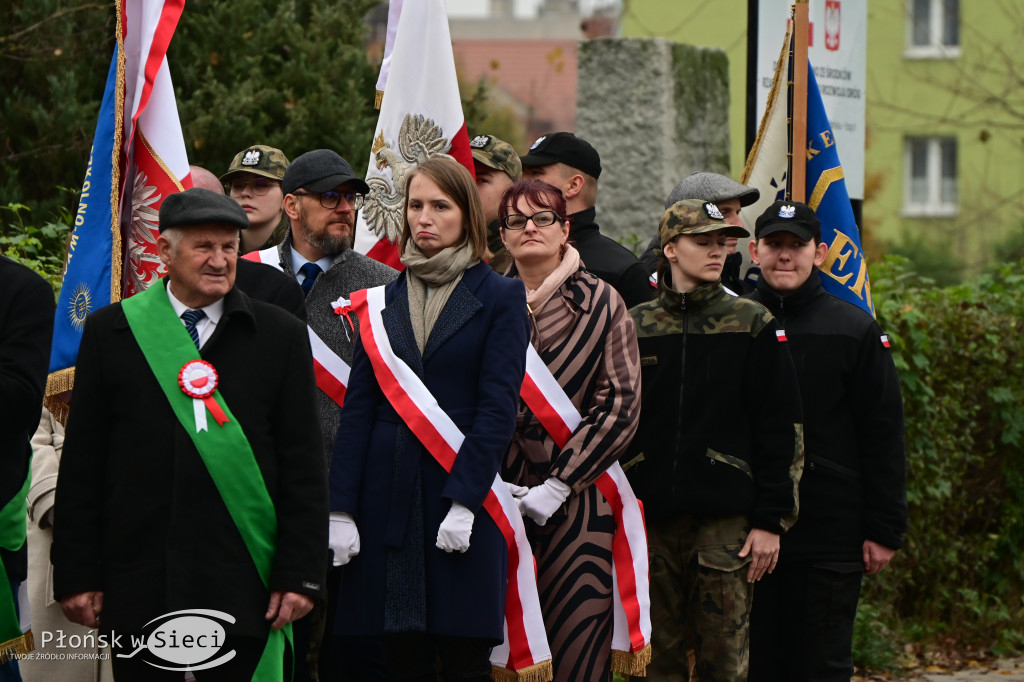 Płońszczanie świętowali przy pomniku marszałka