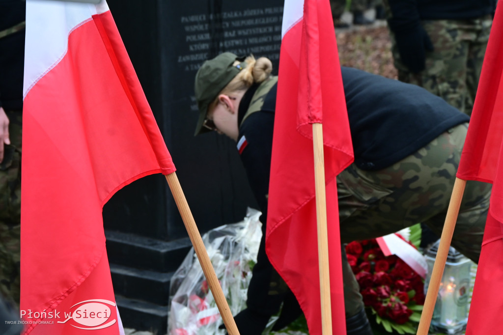 Płońszczanie świętowali przy pomniku marszałka