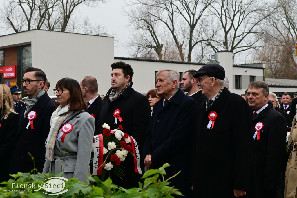 Płońszczanie świętowali przy pomniku marszałka