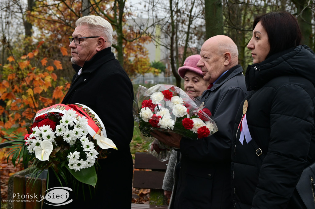 Płońszczanie świętowali przy pomniku marszałka