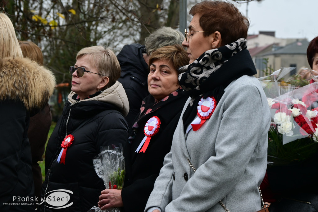 Płońszczanie świętowali przy pomniku marszałka
