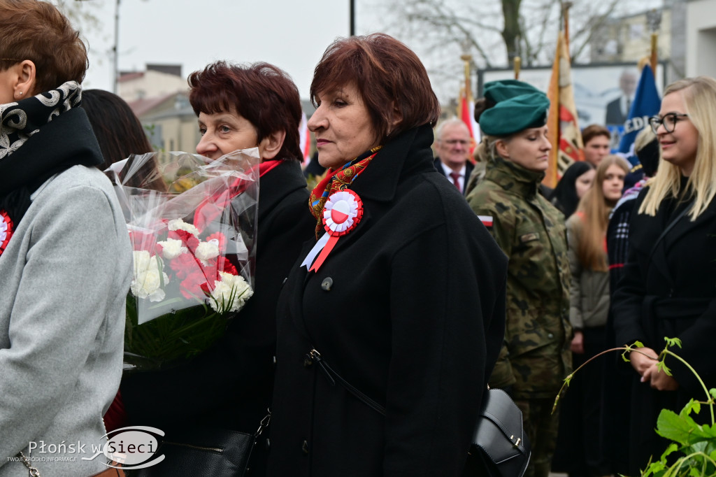 Płońszczanie świętowali przy pomniku marszałka
