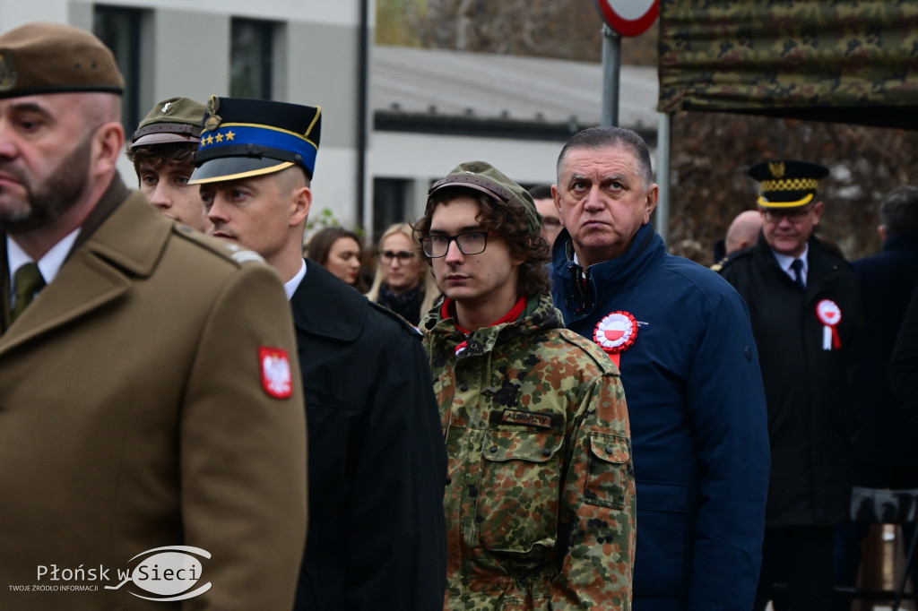 Płońszczanie świętowali przy pomniku marszałka