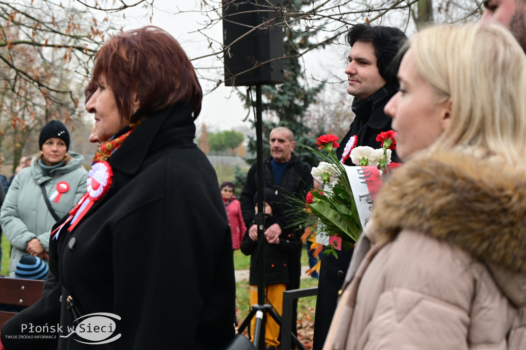 Płońszczanie świętowali przy pomniku marszałka