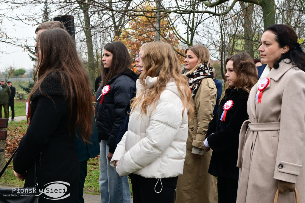 Płońszczanie świętowali przy pomniku marszałka