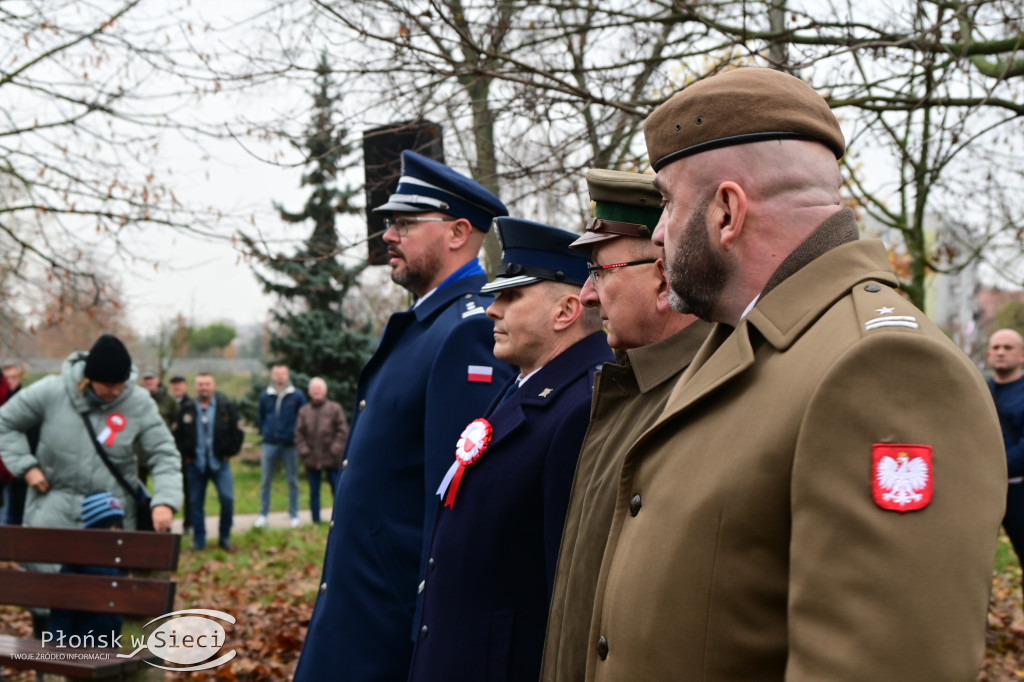 Płońszczanie świętowali przy pomniku marszałka