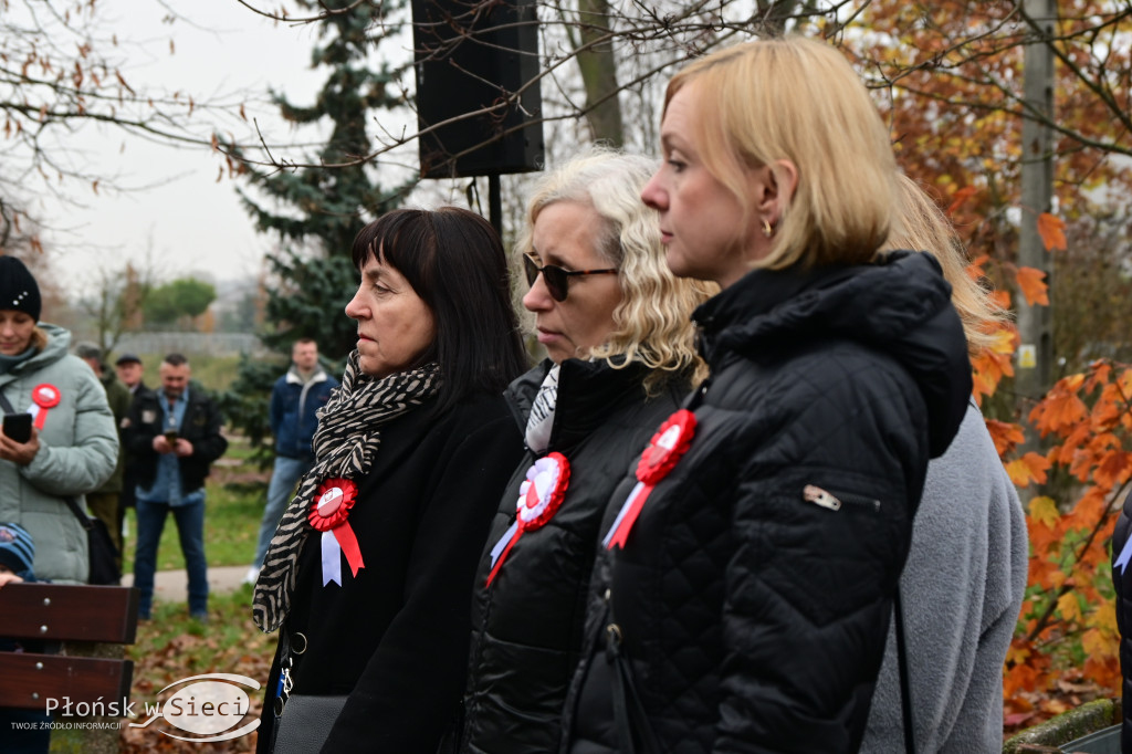 Płońszczanie świętowali przy pomniku marszałka