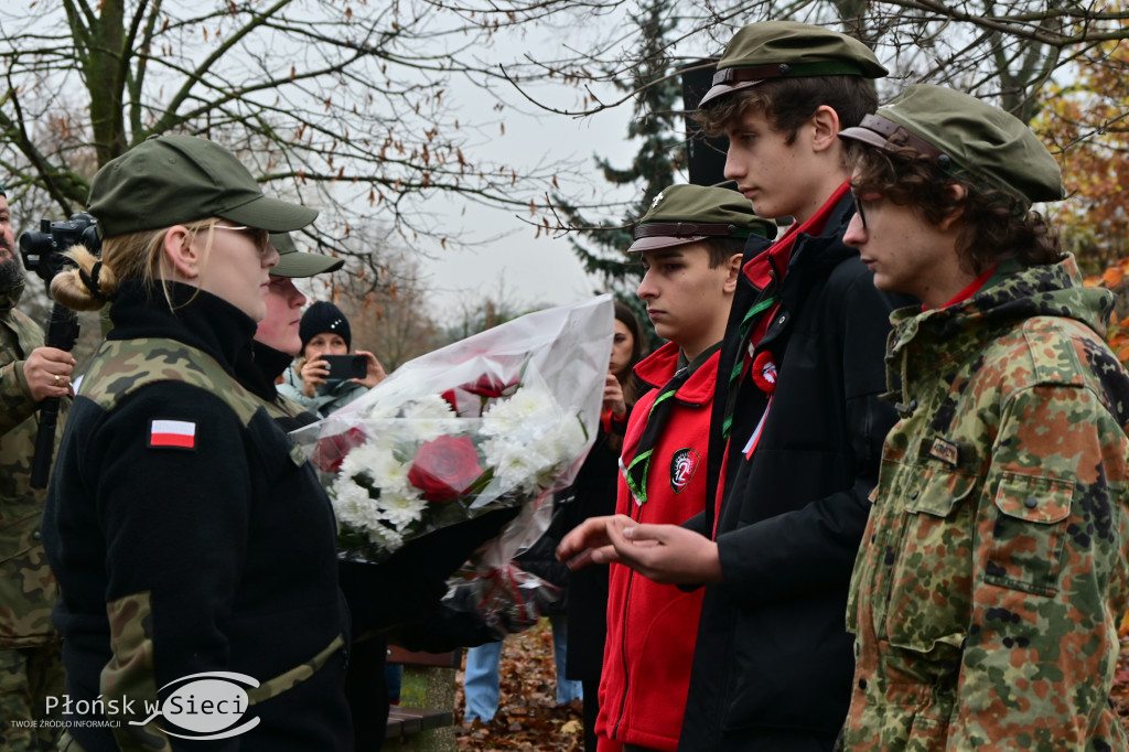 Płońszczanie świętowali przy pomniku marszałka