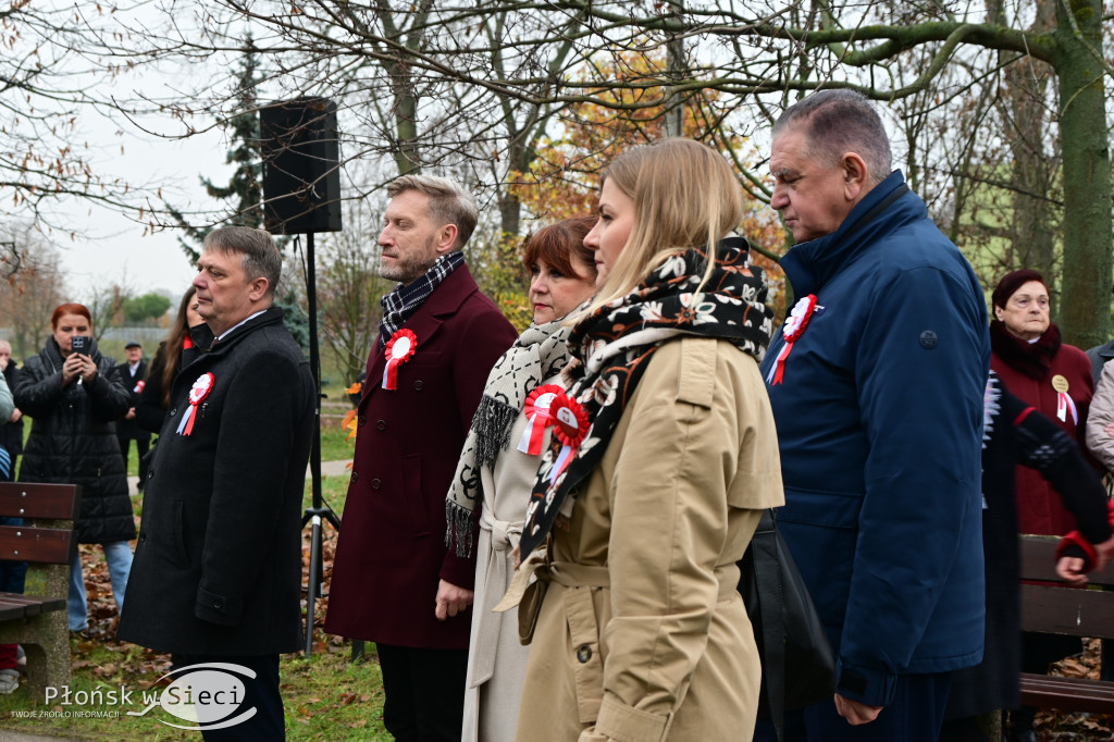Płońszczanie świętowali przy pomniku marszałka
