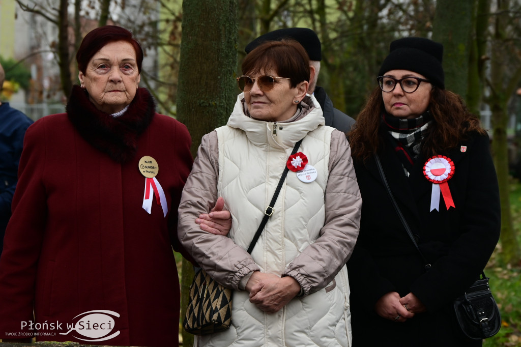 Płońszczanie świętowali przy pomniku marszałka