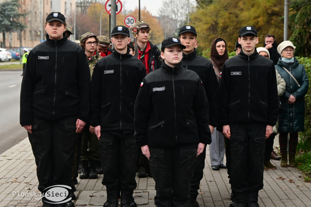 Płońszczanie świętowali przy pomniku marszałka