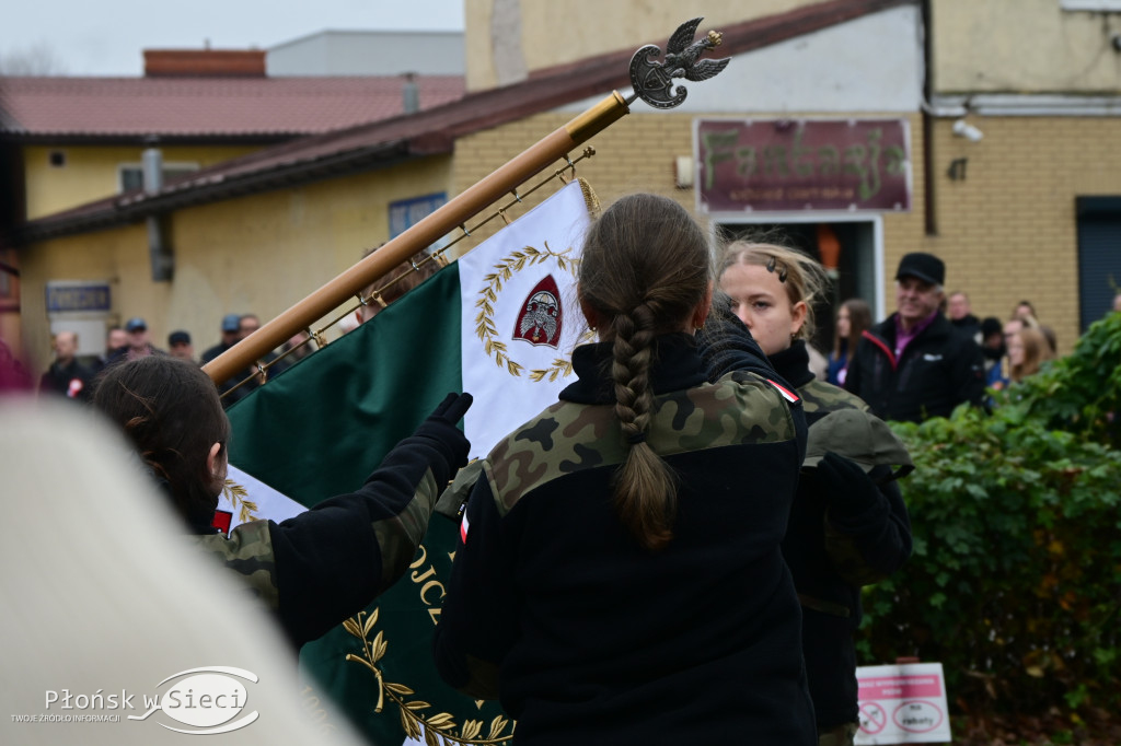 Płońszczanie świętowali przy pomniku marszałka