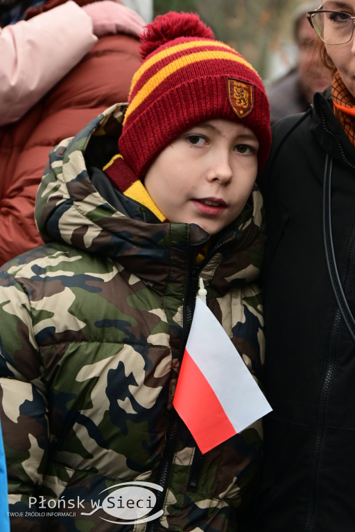 Płońszczanie świętowali przy pomniku marszałka