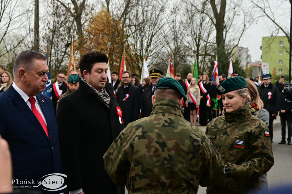 Płońszczanie świętowali przy pomniku marszałka