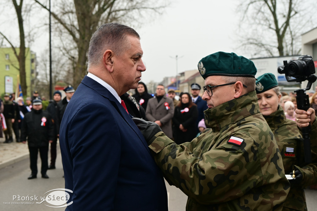 Płońszczanie świętowali przy pomniku marszałka